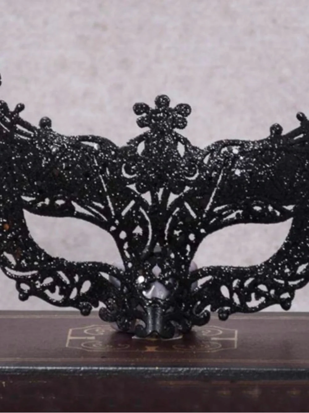 Black Lace Venetian Masquerade Mask